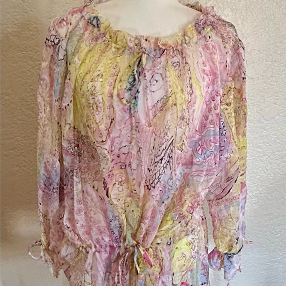 Air Dreams Peasant Top